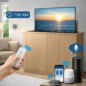 Home SMART HOME SYSTEM TV automation with TV lift